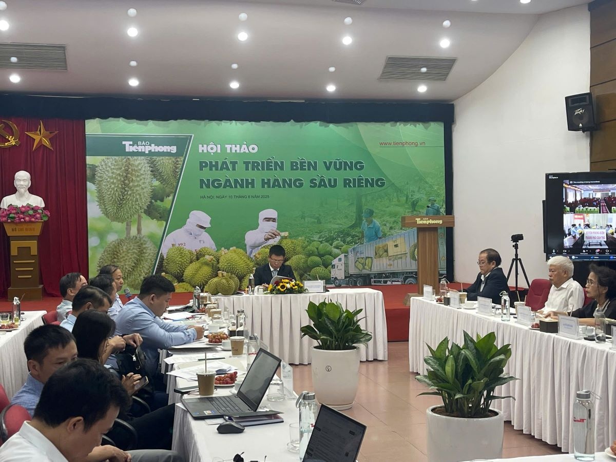 Quang cảnh Hội thảo Phát triển bền vững ngành sầu riêng Quang cảnh Hội thảo Phát triển bền vững ngành sầu riêng