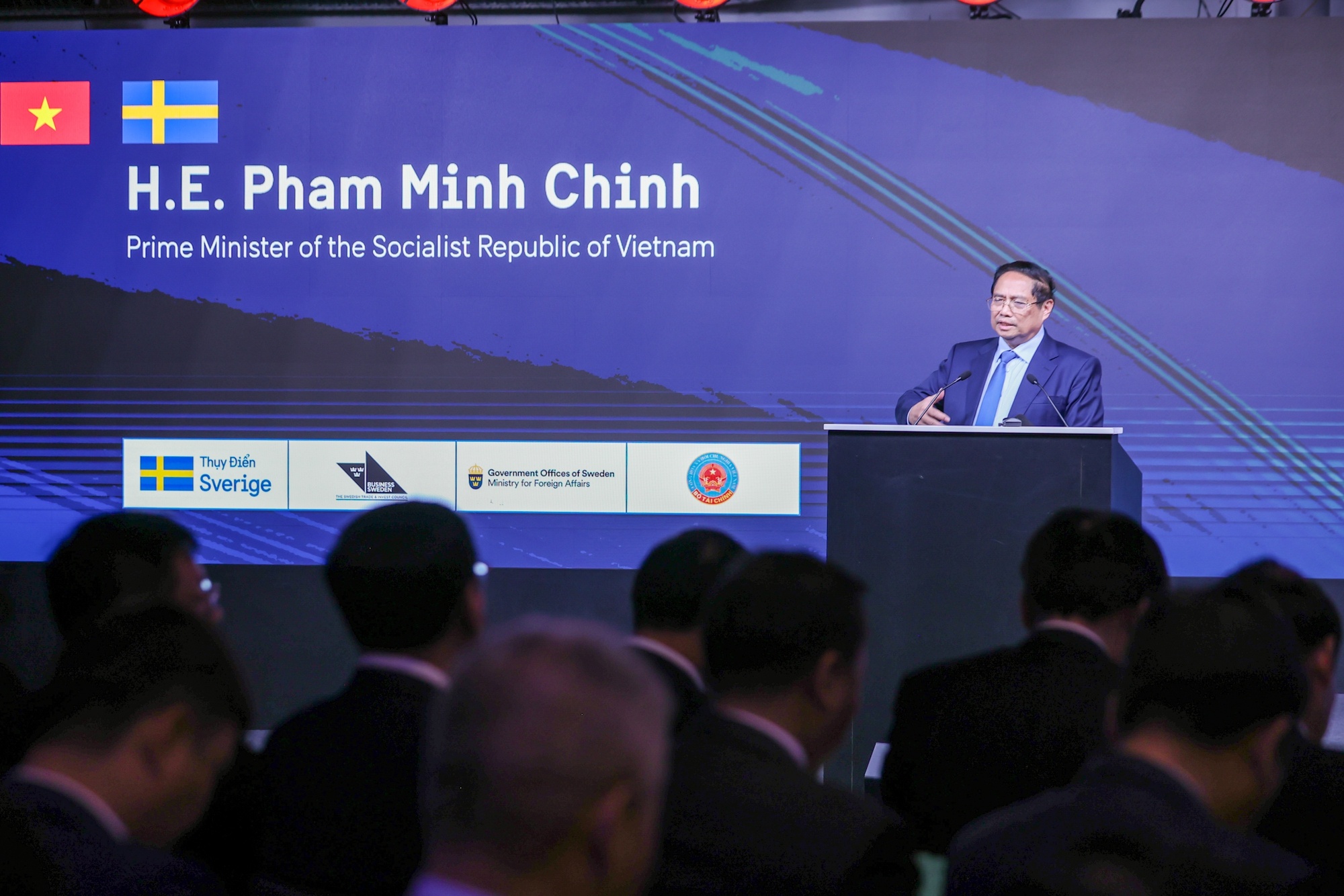 Thủ tướng kỳ vọng làn sóng đầu tư mới từ Thụy Điển vào Việt Nam - Ảnh: VGP/Nhật Bắc Thủ tướng kỳ vọng làn sóng đầu tư mới từ Thụy Điển vào Việt Nam - Ảnh: VGP/Nhật Bắc