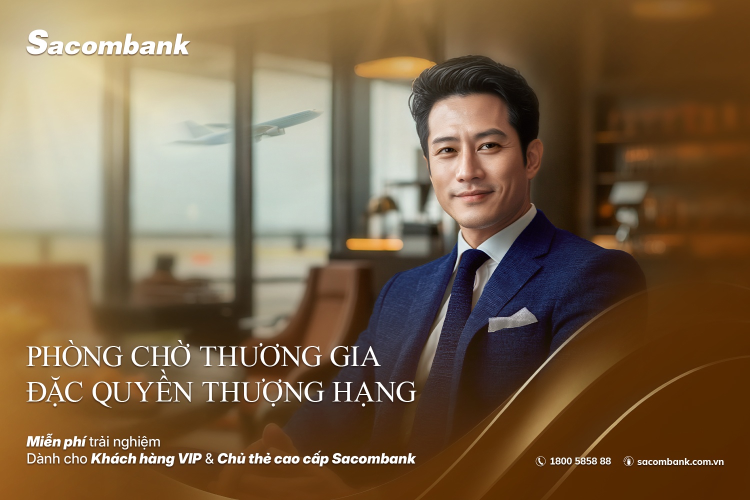 Sacombank nâng tầm trải nghiệm với hệ thống phòng chờ thương gia mở rộng Sacombank nâng tầm trải nghiệm với hệ thống phòng chờ thương gia mở rộng