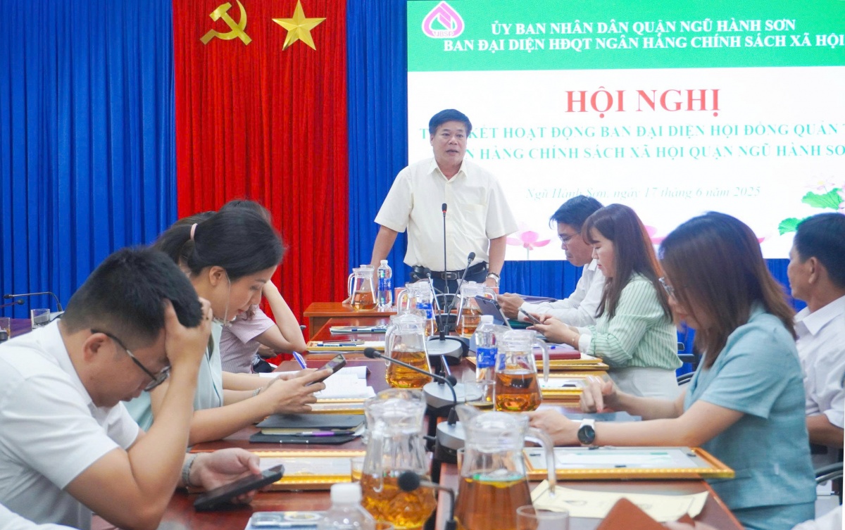 Đà Nẵng: Tổng kết hoạt động Ban đại diện HĐQT Ngân hàng Chính sách xã hội quận Ngũ Hành Sơn Đà Nẵng: Tổng kết hoạt động Ban đại diện HĐQT Ngân hàng Chính sách xã hội quận Ngũ Hành Sơn