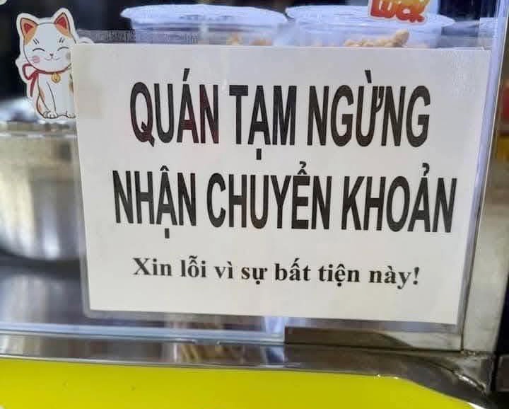 Một số hộ kinh doanh tìm đường “né” thuế bằng cách “không nhận chuyển khoản”, “chỉ nhận tiền mặt”.