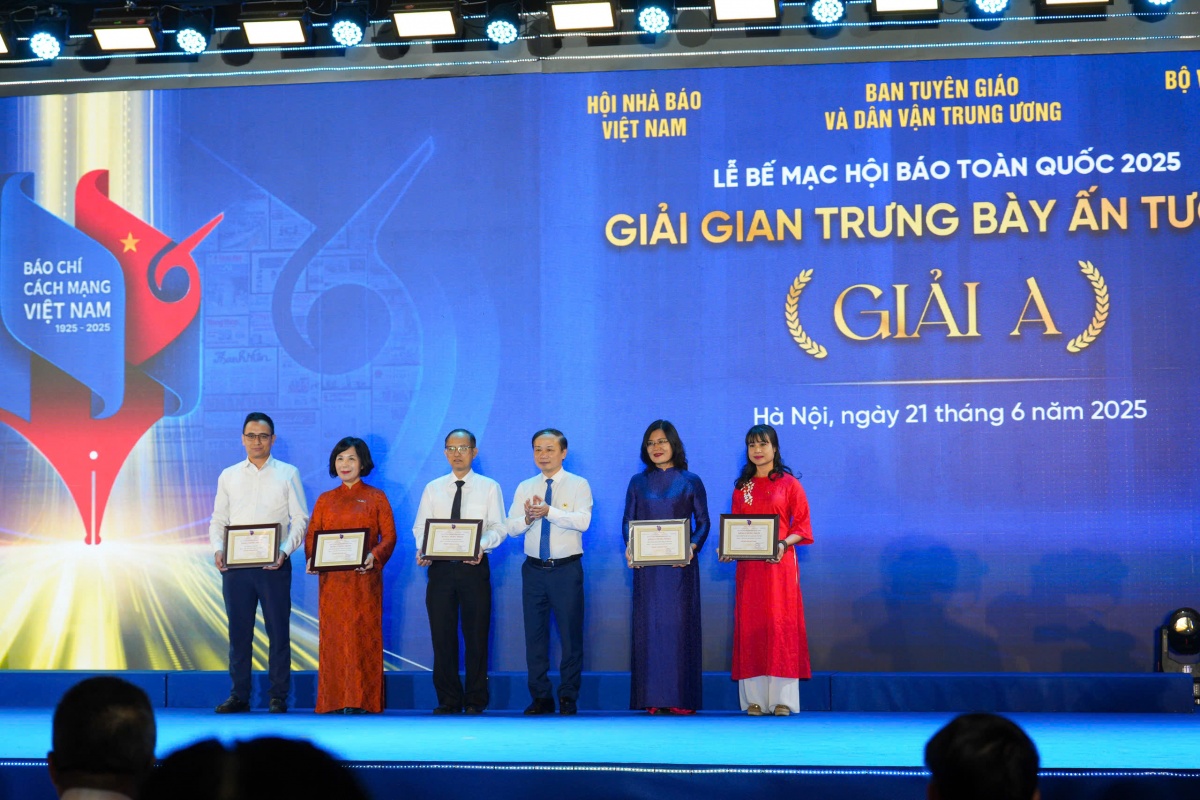 Liên Chi hội nhà báo ngành Ngân hàng đạt giải C “Sự kiện, hoạt động ấn tượng” tại Hội Báo toàn quốc 2025