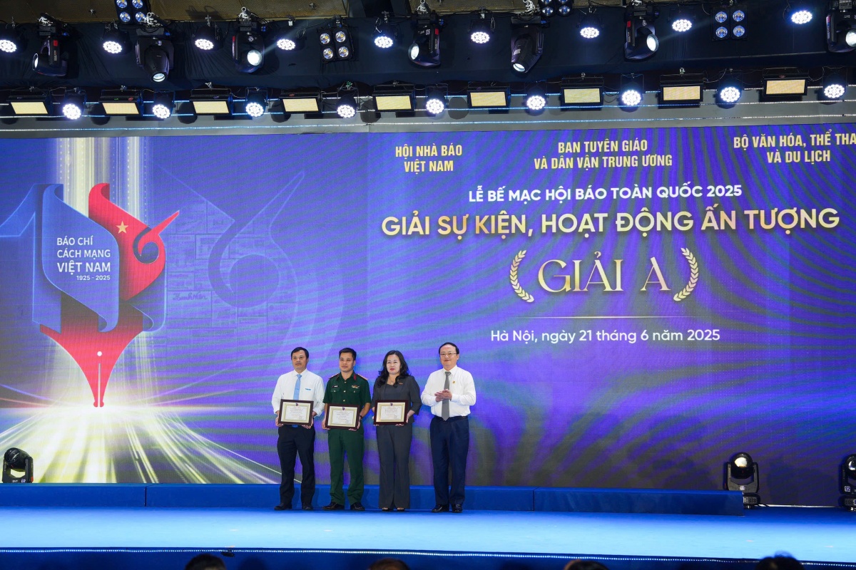 Liên Chi hội nhà báo ngành Ngân hàng đạt giải C “Sự kiện, hoạt động ấn tượng” tại Hội Báo toàn quốc 2025