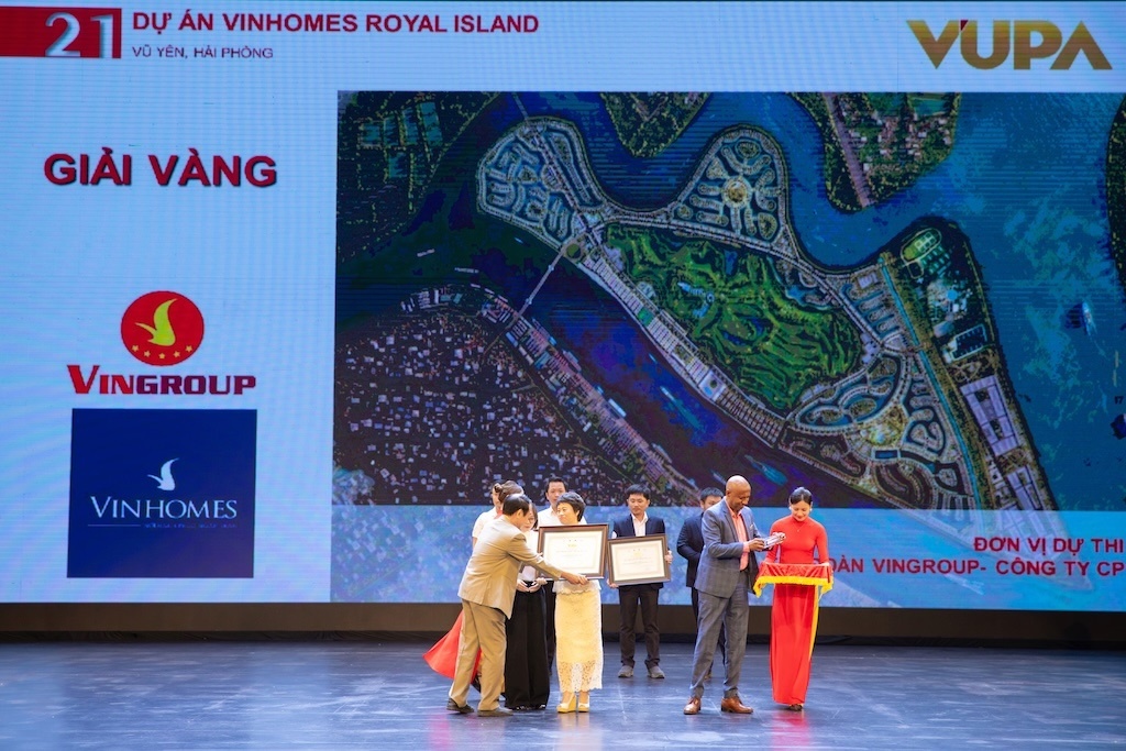 Vinhomes Royal Island nhận giải Vàng tại Giải thưởng Quy hoạch Đô thị Quốc gia lần thứ IV
