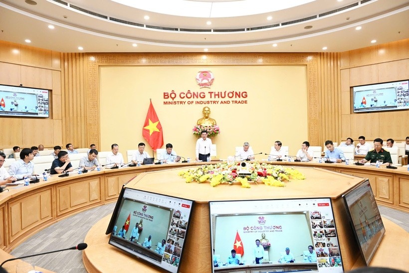 Hội nghị được thực hiện trực tuyến với các địa phương