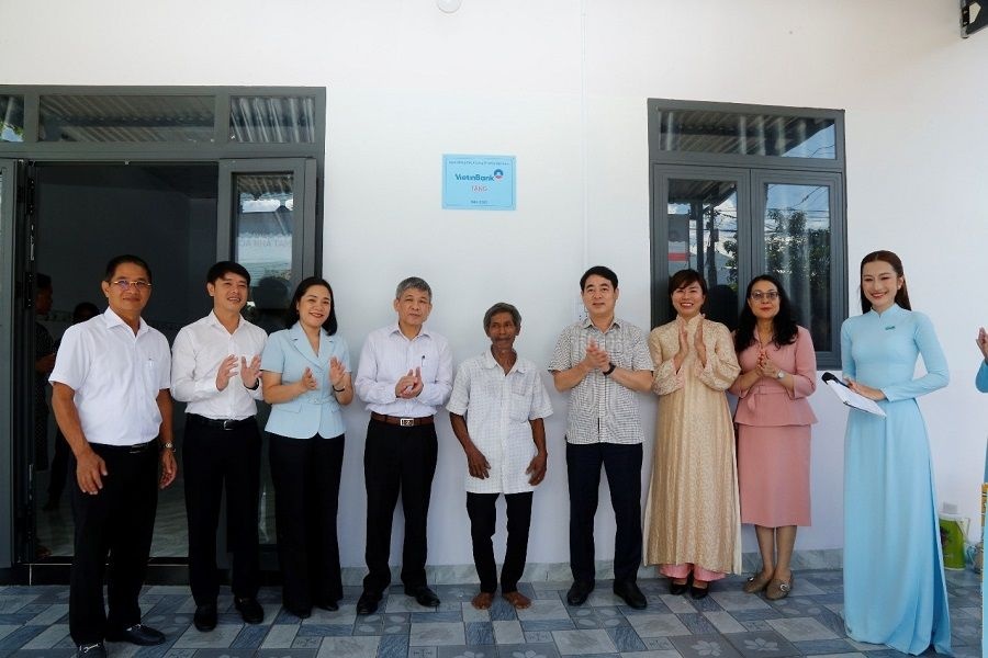 Công trình nhà ở của gia đình ông Mấu Chánh được VietinBank hỗ trợ