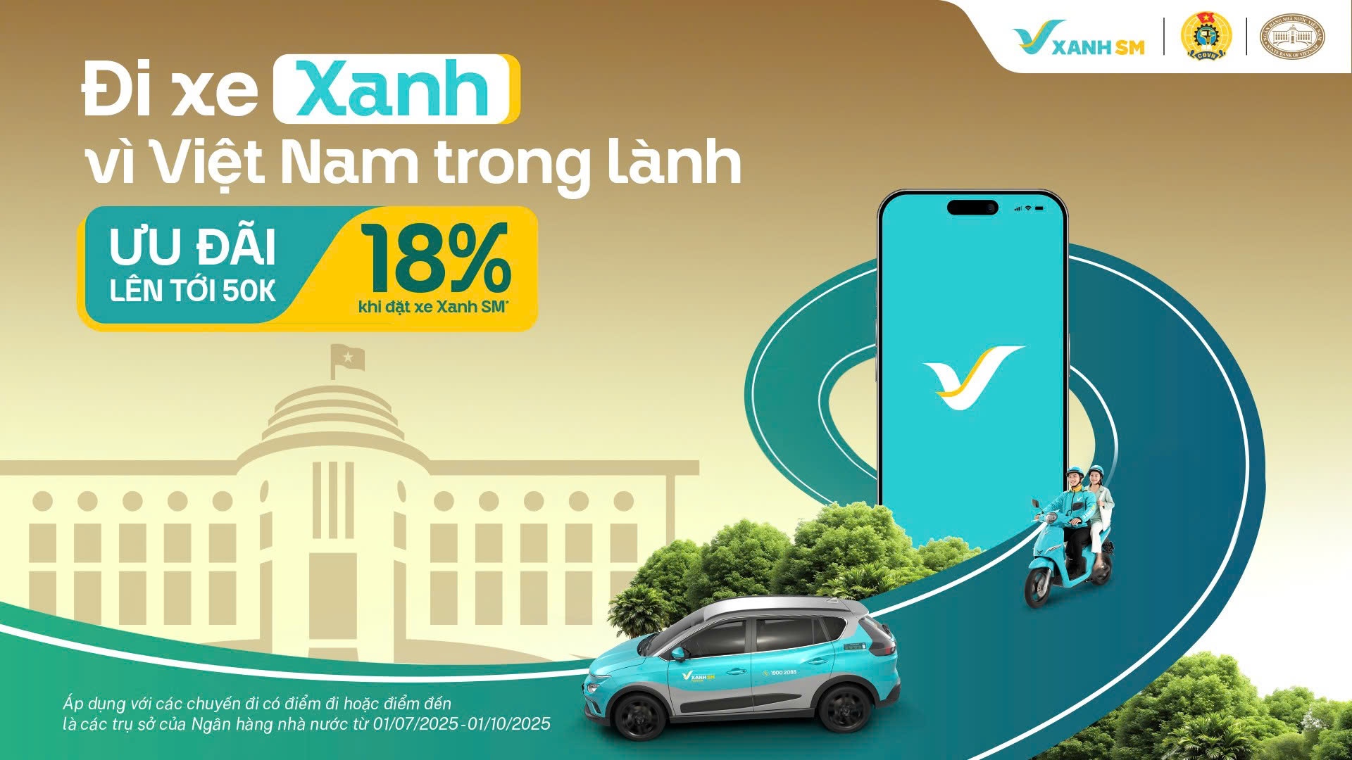Công đoàn NHVN triển khai chương tr̀nh hợp tác hỗ trợ di chuyển xanh dành cho cán bộ NHNN năm 2025