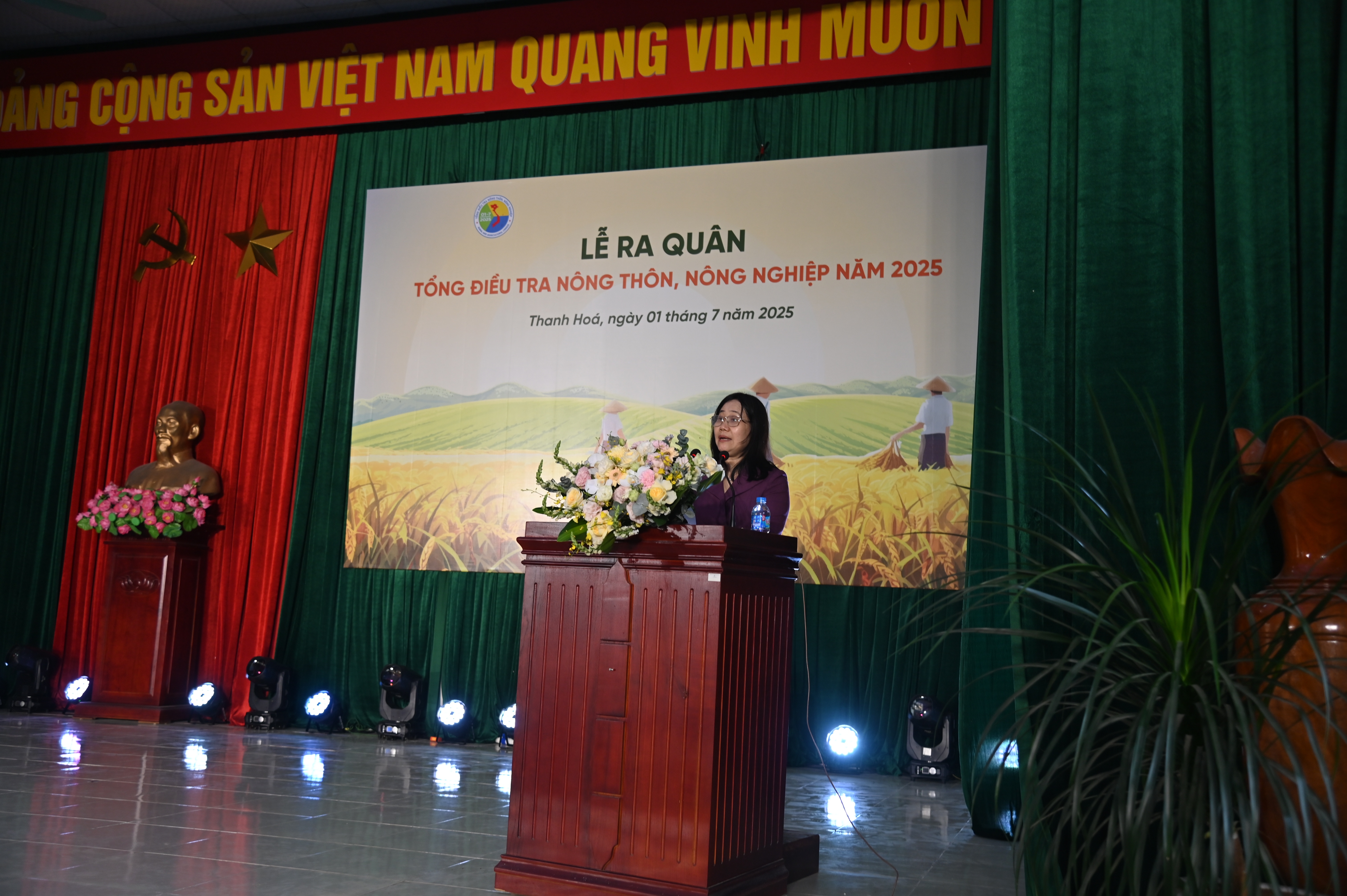 Bà Nguyễn Thị Hương - Cục trưởng Cục Thống kê