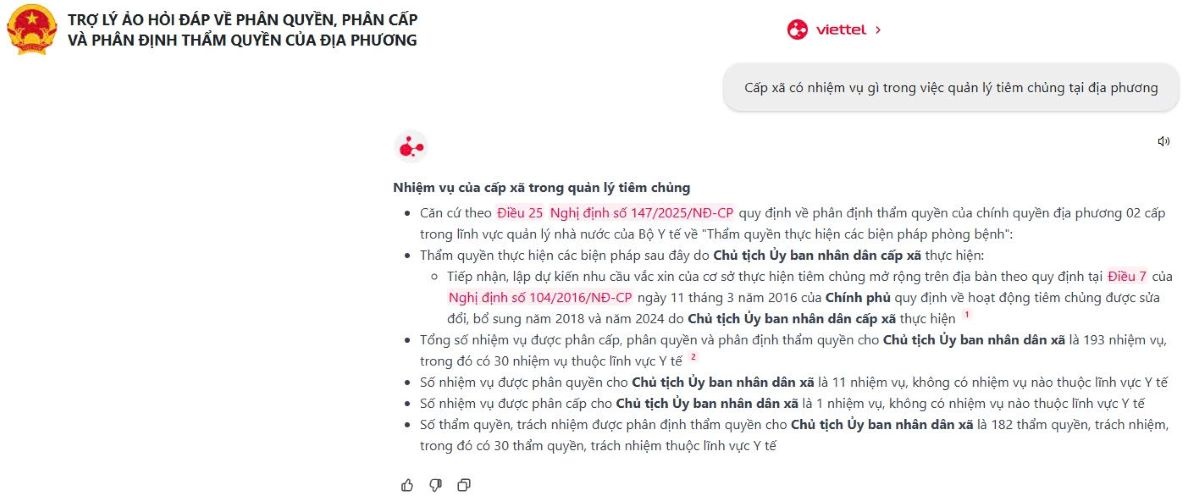 Trợ lý ảo cán bộ công chức cung cấp câu trả lời đúng trọng tâm kèm theo dẫn chứng các văn bản pháp luật có liên quan Trợ lý ảo cán bộ công chức cung cấp câu trả lời đúng trọng tâm kèm theo dẫn chứng các văn bản pháp luật có liên quan