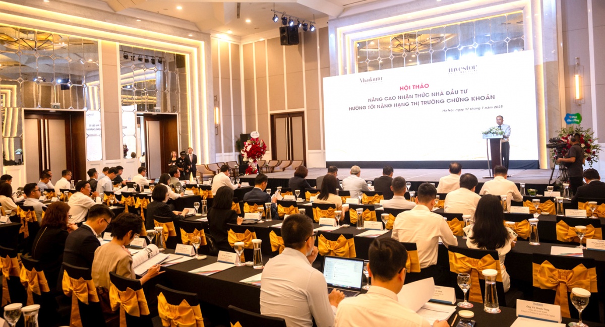 Toàn cảnh Hội thảo Nâng hạng thị trường - chìa khóa mở cửa dòng vốn ngoại
