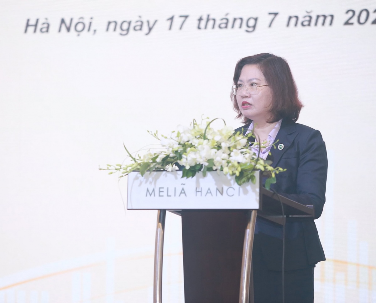 Chủ tịch UBCKNN Vũ Thị Chân Phương phát biểu tại Hội thảo Chủ tịch UBCKNN Vũ Thị Chân Phương phát biểu tại Hội thảo