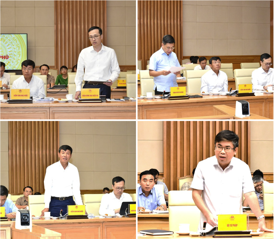 Đại diện các bộ ngành, địa phương góp ý 3 dự thảo Đại diện các bộ ngành, địa phương góp ý 3 dự thảo