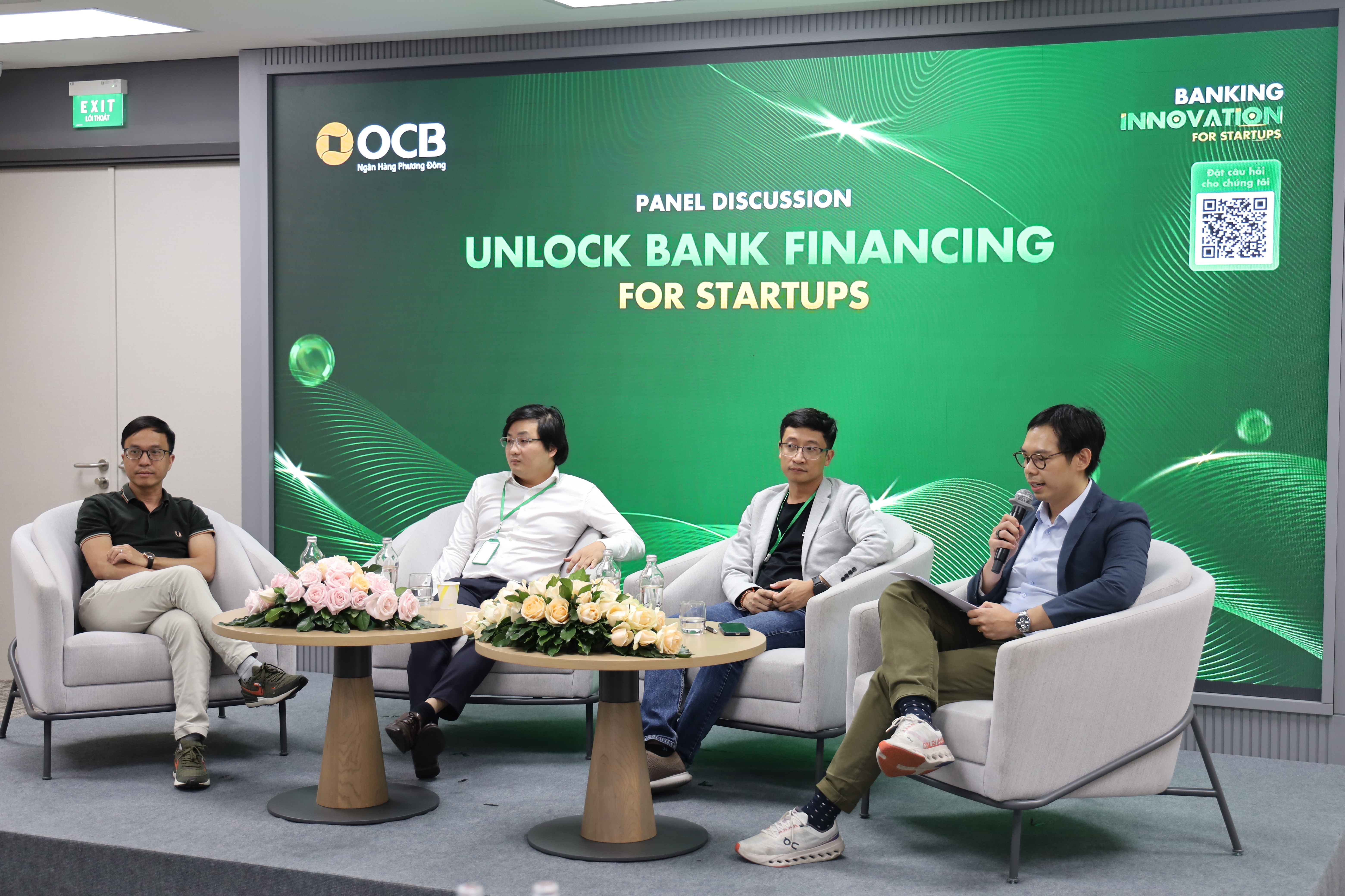 Những bài học kinh nghiệm giúp Startups dễ dàng tiếp cận vốn ngân hàng mà không cần tài sản bảo đảm đã được các doanh nghiệp Startups chia sẻ trong phiên thảo luận Những bài học kinh nghiệm giúp Startups dễ dàng tiếp cận vốn ngân hàng mà không cần tài sản bảo đảm đã được các doanh nghiệp Startups chia sẻ trong phiên thảo luận
