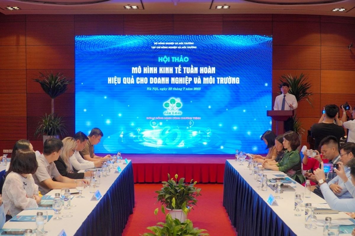 Hội thảo “Mô hình Kinh tế tuần hoàn: Hiệu quả cho Doanh nghiệp và Môi trường”