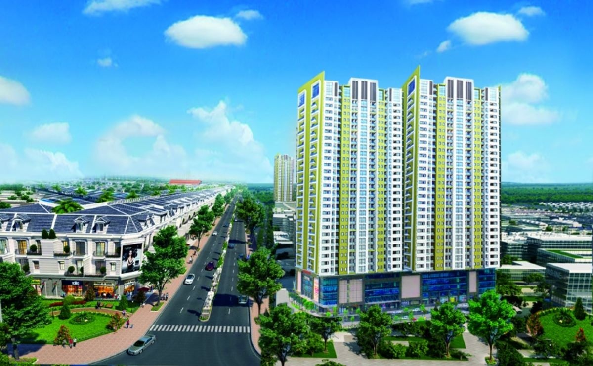  Khu đô thị Geleximco Lê Trọng Tấn là một trong số ít những khu đô thị có diện tích lớn tại phía Tây Thủ đô