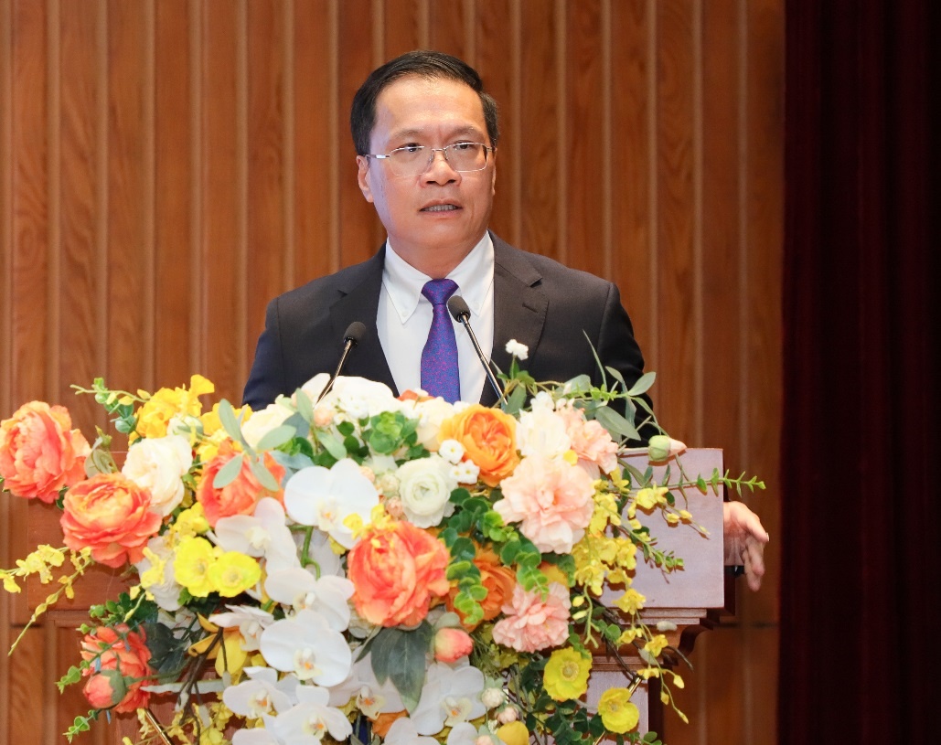 Chủ tịch Hội đồng quản trị BHTGVN Phạm Bảo Lâm phát biểu tại Hội nghị Chủ tịch Hội đồng quản trị BHTGVN Phạm Bảo Lâm phát biểu tại Hội nghị