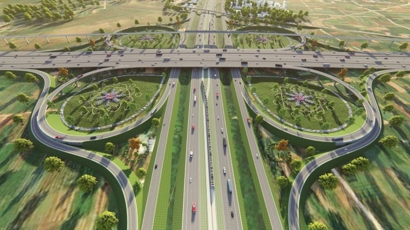 Hà Nội đề xuất khai thác nguồn lực đất đai của tuyến đường Vành đai 4 thông qua hoạt động của Quỹ Phát triển đất .
