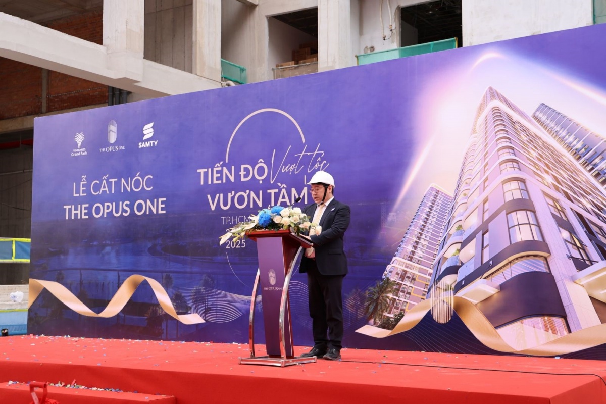 Ông Tetsuro Kawamoto, Tổng giám đốc, đại diện Tập đoàn SAMTY phát biểu tại sự kiện