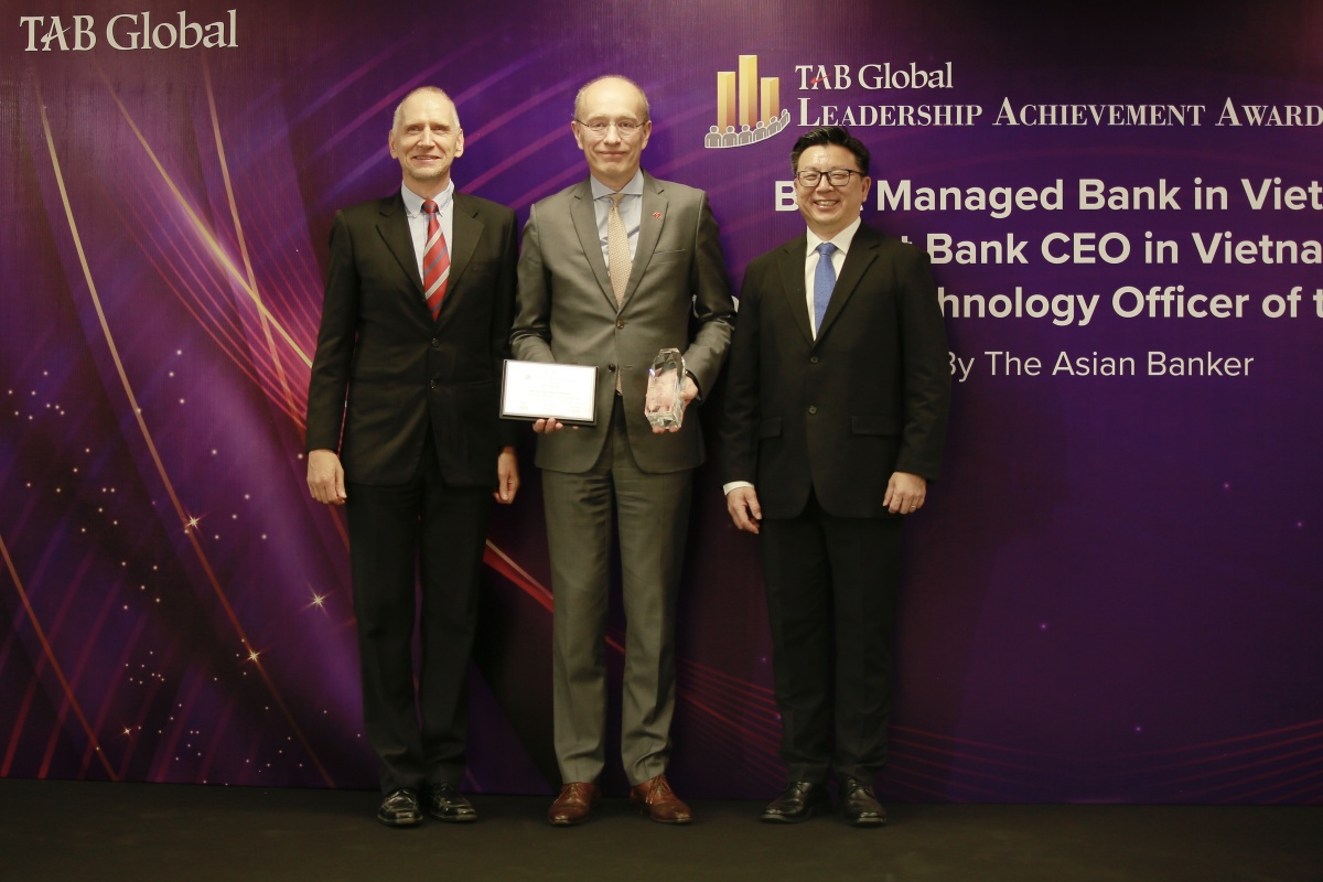 Techcombank được The Asian Banker vinh danh ở ba hạng mục