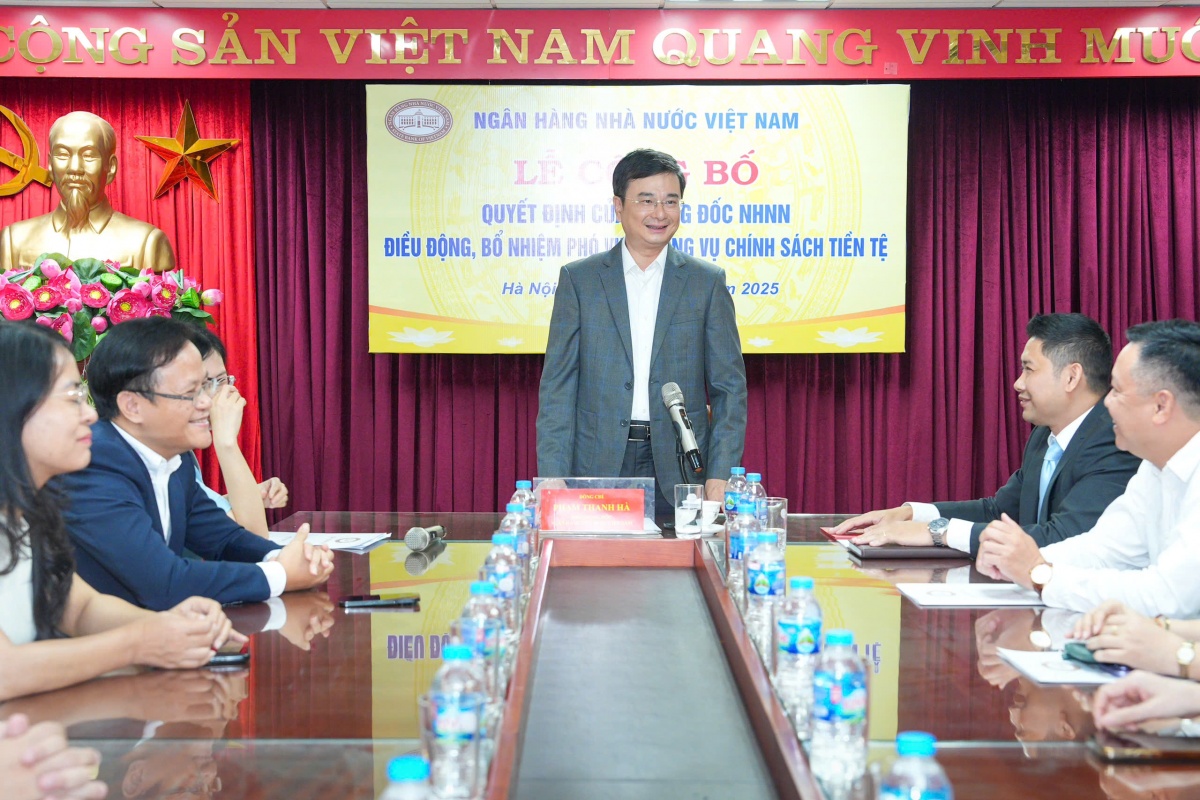 Bổ nhiệm Phó Chánh Văn phòng NHNN giữ chức Phó Vụ trưởng Vụ Chính sách tiền tệ