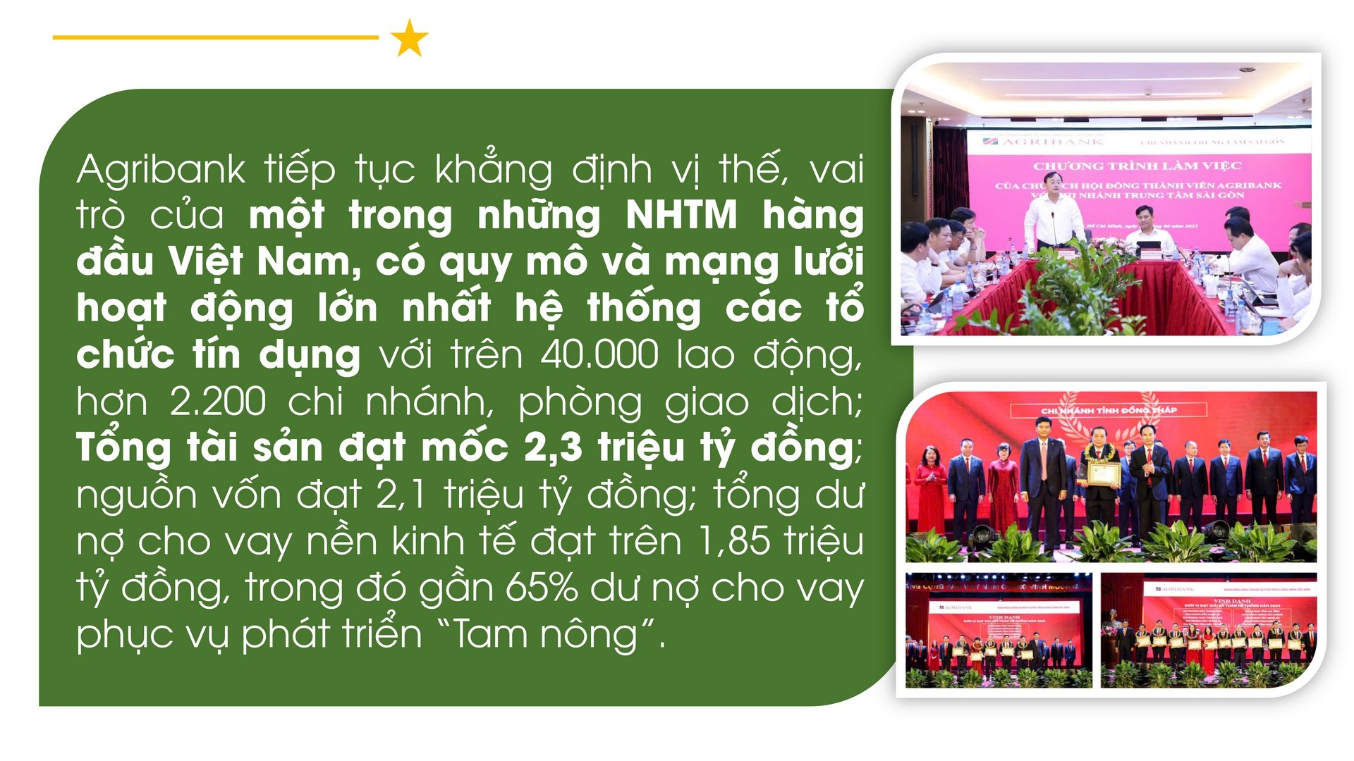 Dấu ấn quan trọng, toàn diện trong thực hiện nhiệm vụ chính trị nhiệm kỳ 2020-2025 gắn với tái cơ cấu và xử lý nợ xấu - tiền đề tăng tốc, bứt phá cùng đất nước tăng trưởng hai con số trong kỷ nguyên mới