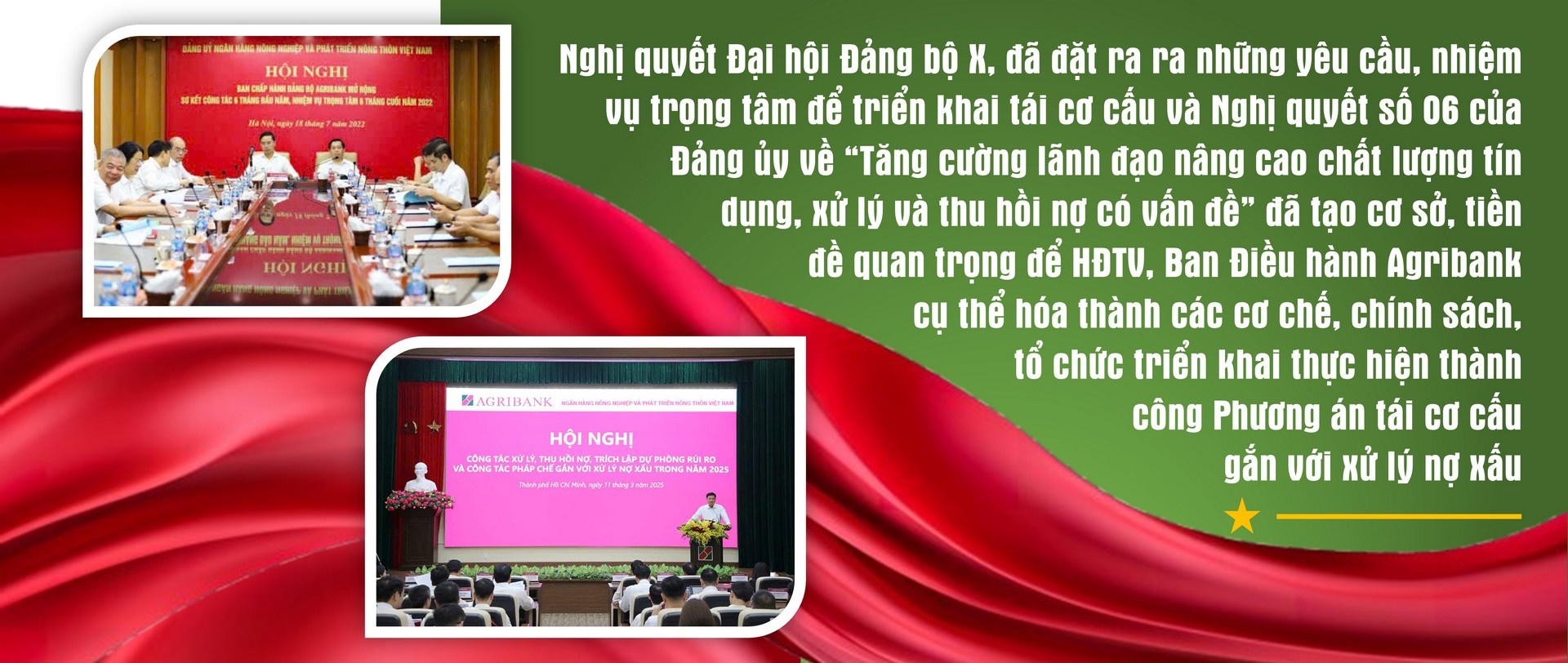 Dấu ấn quan trọng, toàn diện trong thực hiện nhiệm vụ chính trị nhiệm kỳ 2020-2025 gắn với tái cơ cấu và xử lý nợ xấu - tiền đề tăng tốc, bứt phá cùng đất nước tăng trưởng hai con số trong kỷ nguyên mới