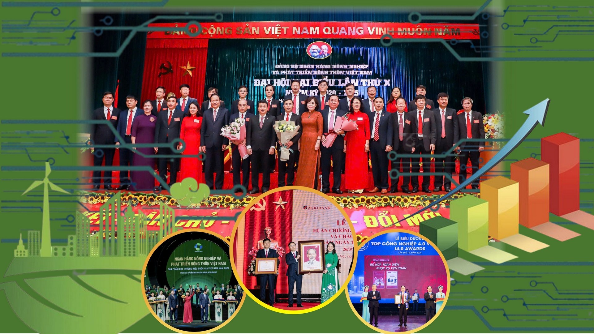 Dấu ấn quan trọng, toàn diện trong thực hiện nhiệm vụ chính trị nhiệm kỳ 2020-2025 gắn với tái cơ cấu và xử lý nợ xấu - tiền đề tăng tốc, bứt phá cùng đất nước tăng trưởng hai con số trong kỷ nguyên mới
