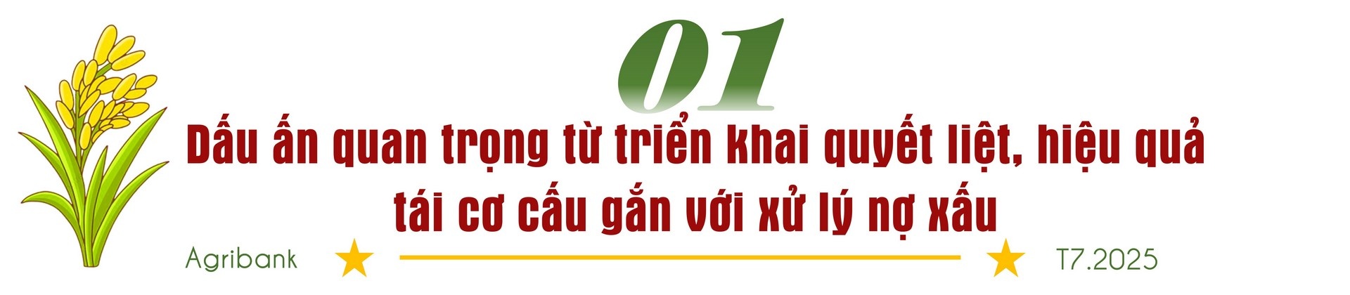 Dấu ấn quan trọng, toàn diện trong thực hiện nhiệm vụ chính trị nhiệm kỳ 2020-2025 gắn với tái cơ cấu và xử lý nợ xấu - tiền đề tăng tốc, bứt phá cùng đất nước tăng trưởng hai con số trong kỷ nguyên mới