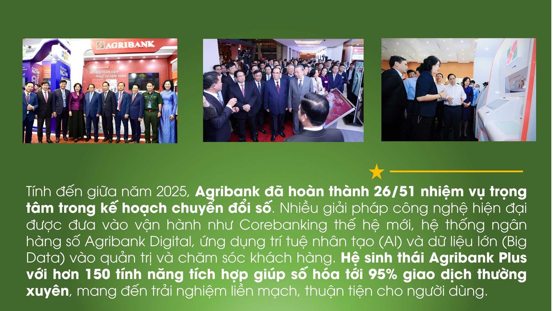 Dấu ấn quan trọng, toàn diện trong thực hiện nhiệm vụ chính trị nhiệm kỳ 2020-2025 gắn với tái cơ cấu và xử lý nợ xấu - tiền đề tăng tốc, bứt phá cùng đất nước tăng trưởng hai con số trong kỷ nguyên mới