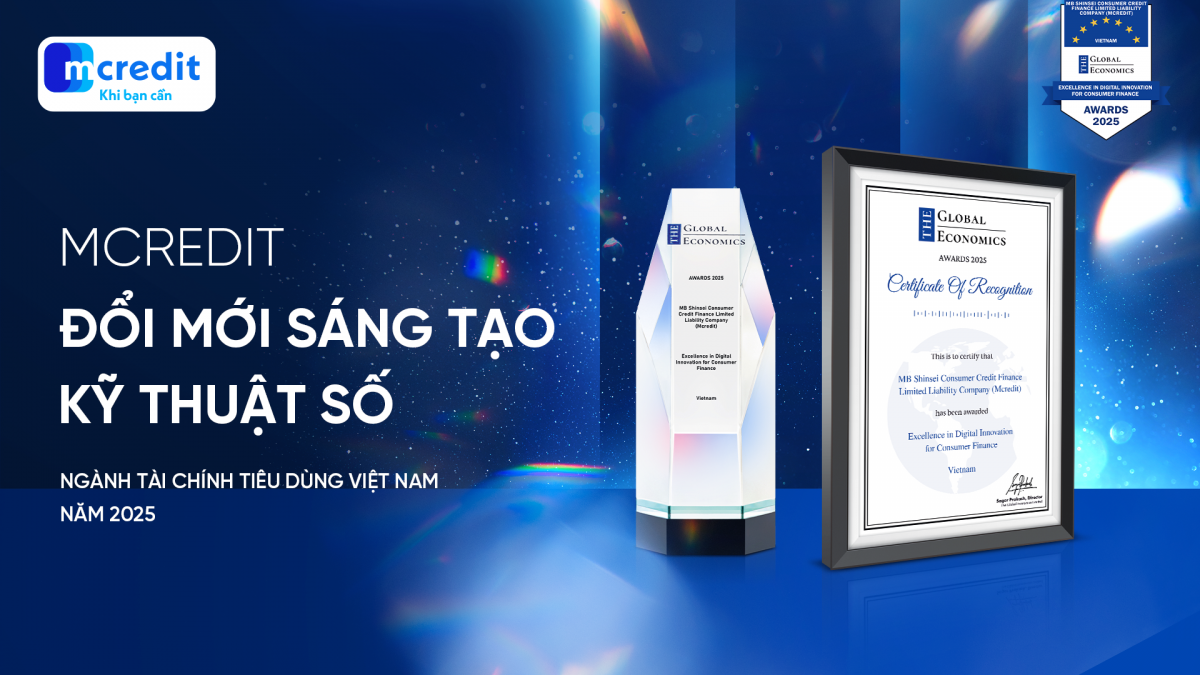 Đây là năm thứ 5 liên tiếp Mcredit được vinh danh tại Giải thưởng The Global Economics