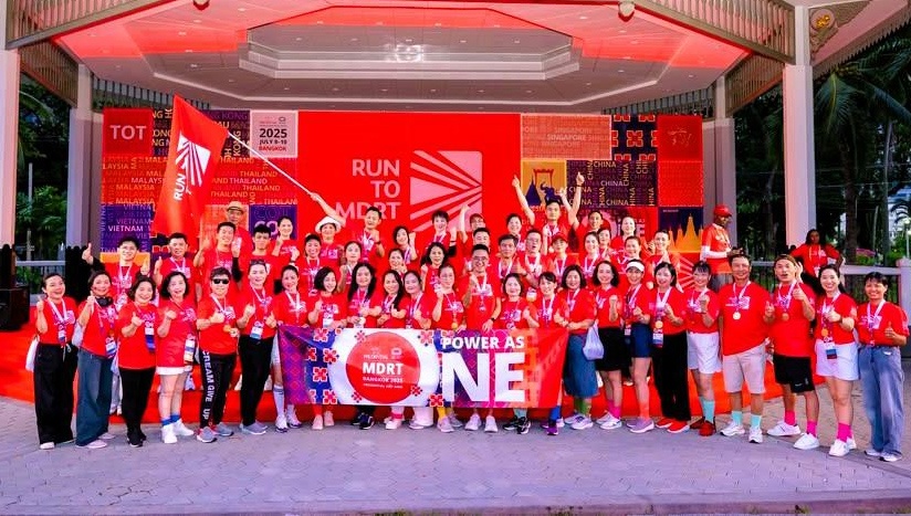 Các tư vấn viên tiêu biểu tại Hội nghị Thường niên Prudential MDRT Châu Á – Bangkok, Thái Lan vào tháng 7-2025