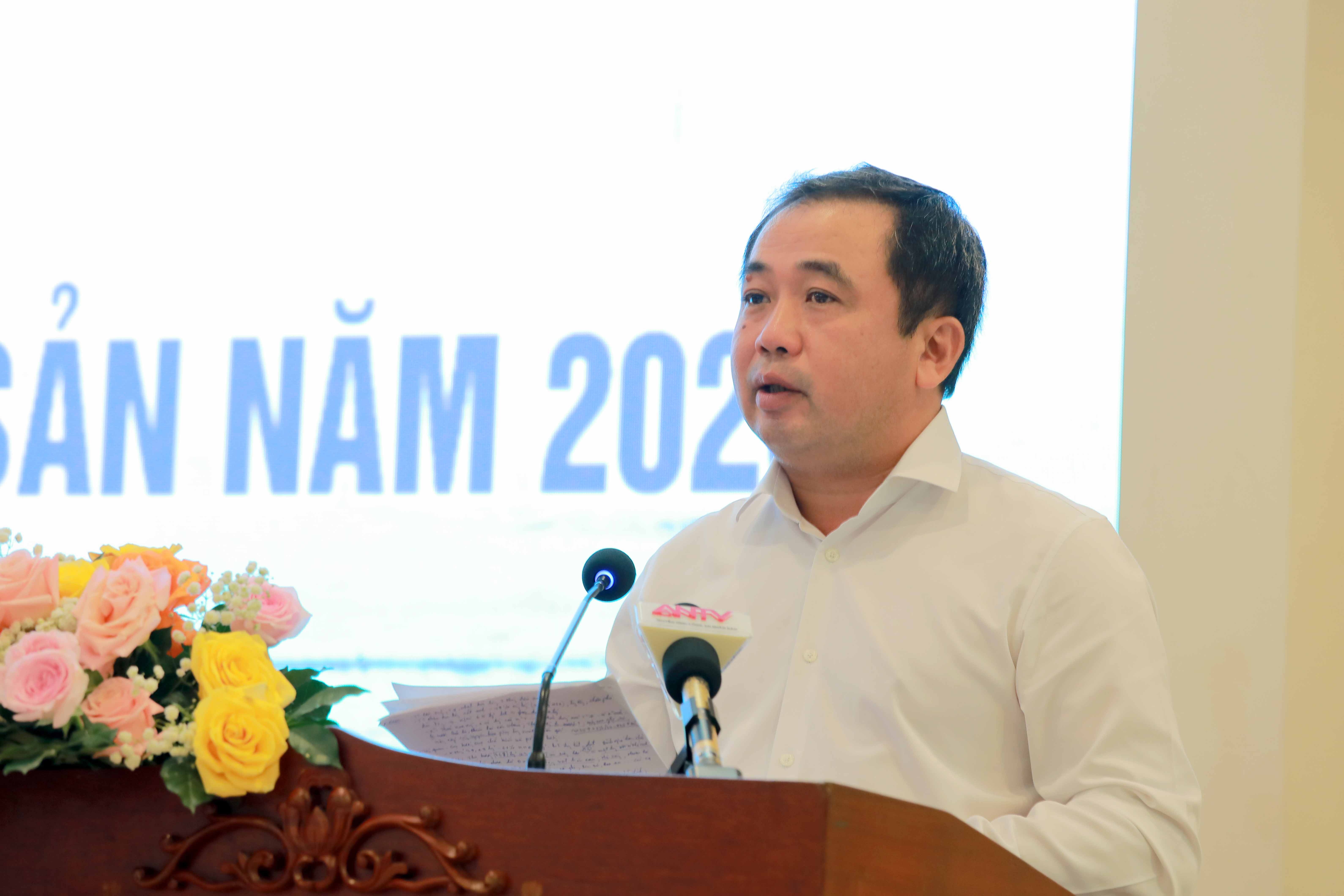 Ông Trần Đức Thắng, quyền Bộ trưởng Bộ Nông nghiệp và Môi trường thông tin tại Hội nghị - Ảnh: T.Thủy Ông Trần Đức Thắng, quyền Bộ trưởng Bộ Nông nghiệp và Môi trường thông tin tại Hội nghị - Ảnh: T.Thủy