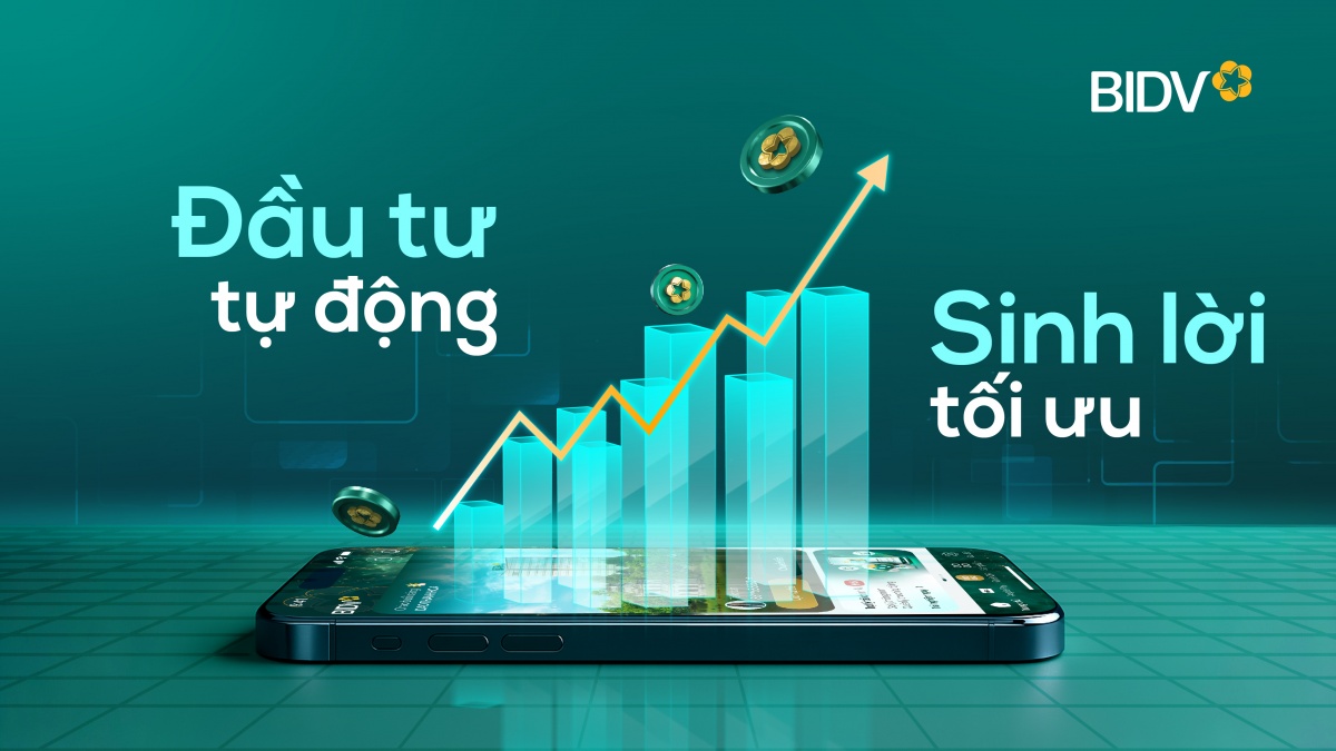 Chỉ một lần đăng ký duy nhất, tài khoản của khách hàng sẽ tự động gửi tiết kiệm và sinh lời với BIDV SmartBanking phiên bản X Chỉ một lần đăng ký duy nhất, tài khoản của khách hàng sẽ tự động gửi tiết kiệm và sinh lời với BIDV SmartBanking phiên bản X