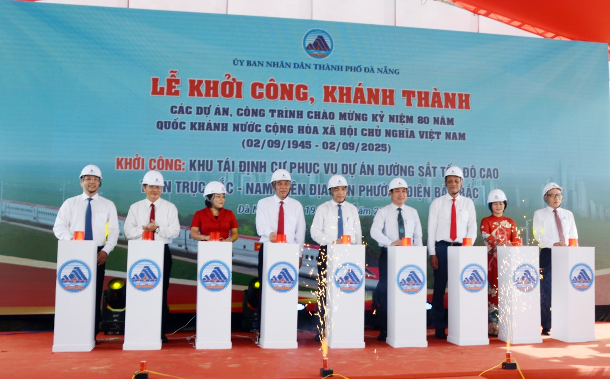 Đà Nẵng khởi công Khu tái định cư phục vụ Dự án đường sắt tốc độ cao Bắc – Nam Đà Nẵng khởi công Khu tái định cư phục vụ Dự án đường sắt tốc độ cao Bắc – Nam
