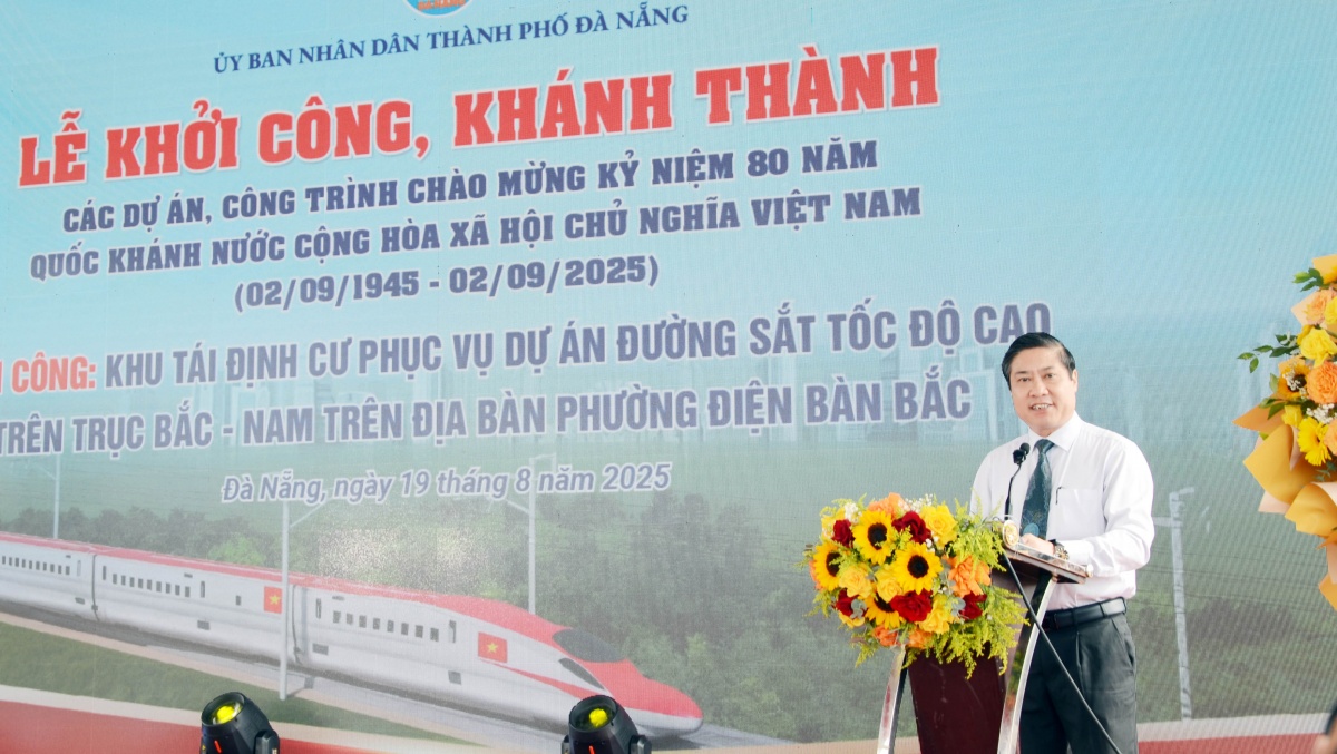 Đà Nẵng khởi công Khu tái định cư phục vụ Dự án đường sắt tốc độ cao Bắc – Nam Đà Nẵng khởi công Khu tái định cư phục vụ Dự án đường sắt tốc độ cao Bắc – Nam