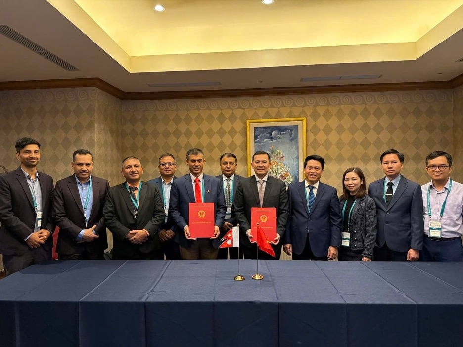 Ảnh: Lễ ký kết MOU giữa Cục PCRT và FIU Nepal tại Hội nghị thường niên APG năm 2025 Ảnh: Lễ ký kết MOU giữa Cục PCRT và FIU Nepal tại Hội nghị thường niên APG năm 2025