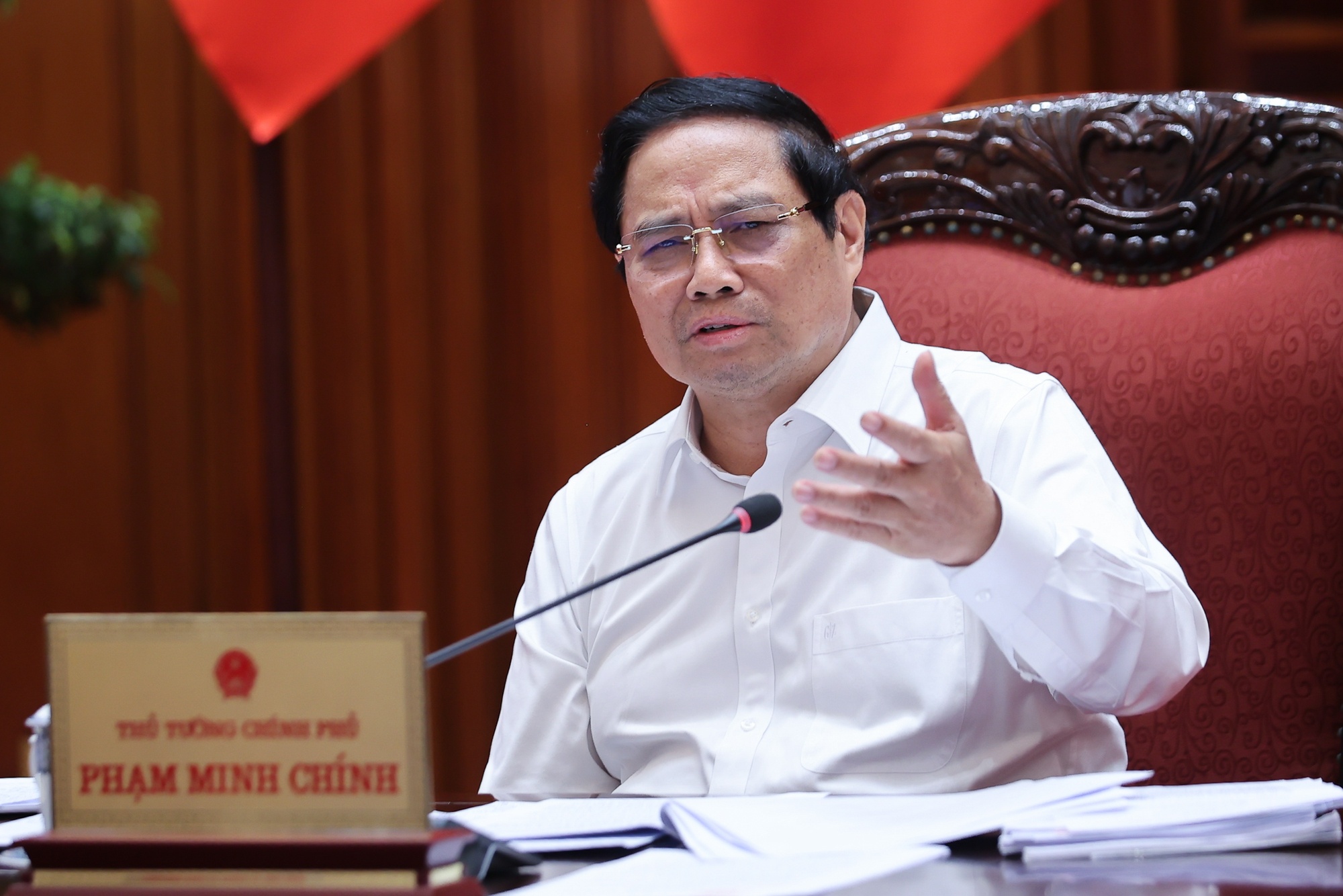 Thủ tướng yêu cầu thúc đẩy các động lực tăng trưởng, nỗ lực đạt tăng trưởng GDP năm 2025 từ 8,3-8,5% - Ảnh: VGP/Nhật Bắc