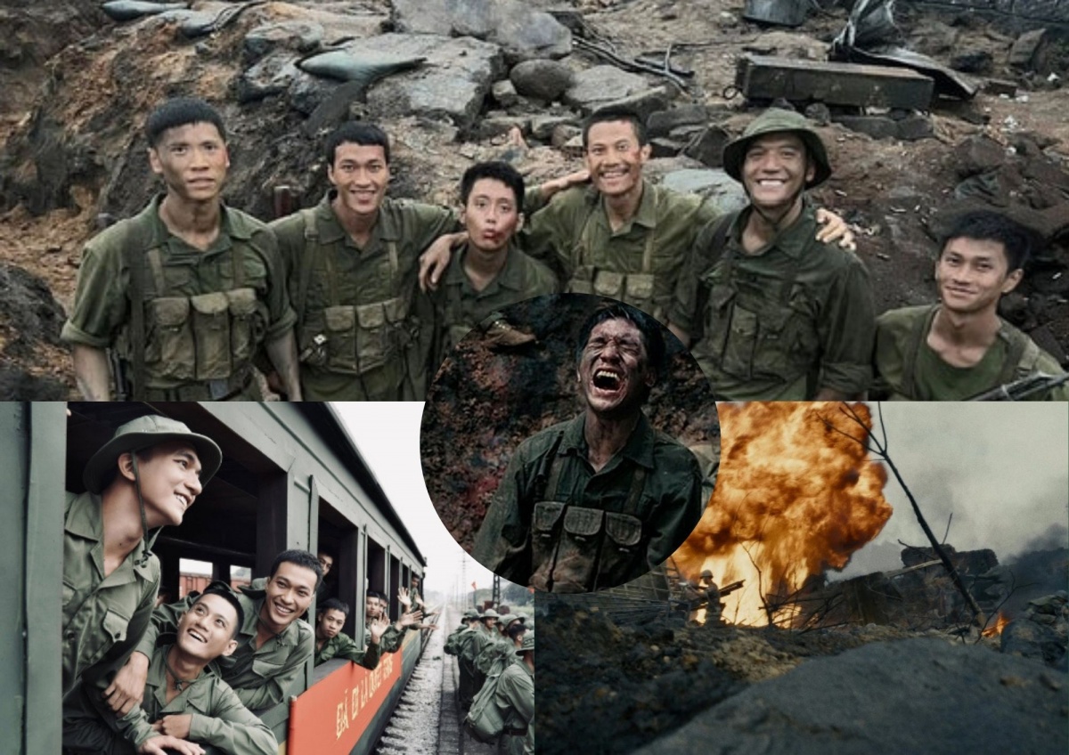 Hình ảnh những người lính trong Mưa đỏ Hình ảnh những người lính trong Mưa đỏ
