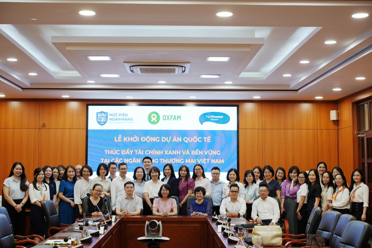 Khởi động dự án quốc tế thúc đẩy tài chính xanh và bền vững tại các ngân hàng Khởi động dự án quốc tế thúc đẩy tài chính xanh và bền vững tại các ngân hàng