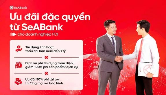 SeABank mang đến giải pháp tài chính chuyên biệt và dịch vụ tối ưu giúp doanh nghiệp FDI quản lý dòng tiền hiệu quả SeABank mang đến giải pháp tài chính chuyên biệt và dịch vụ tối ưu giúp doanh nghiệp FDI quản lý dòng tiền hiệu quả
