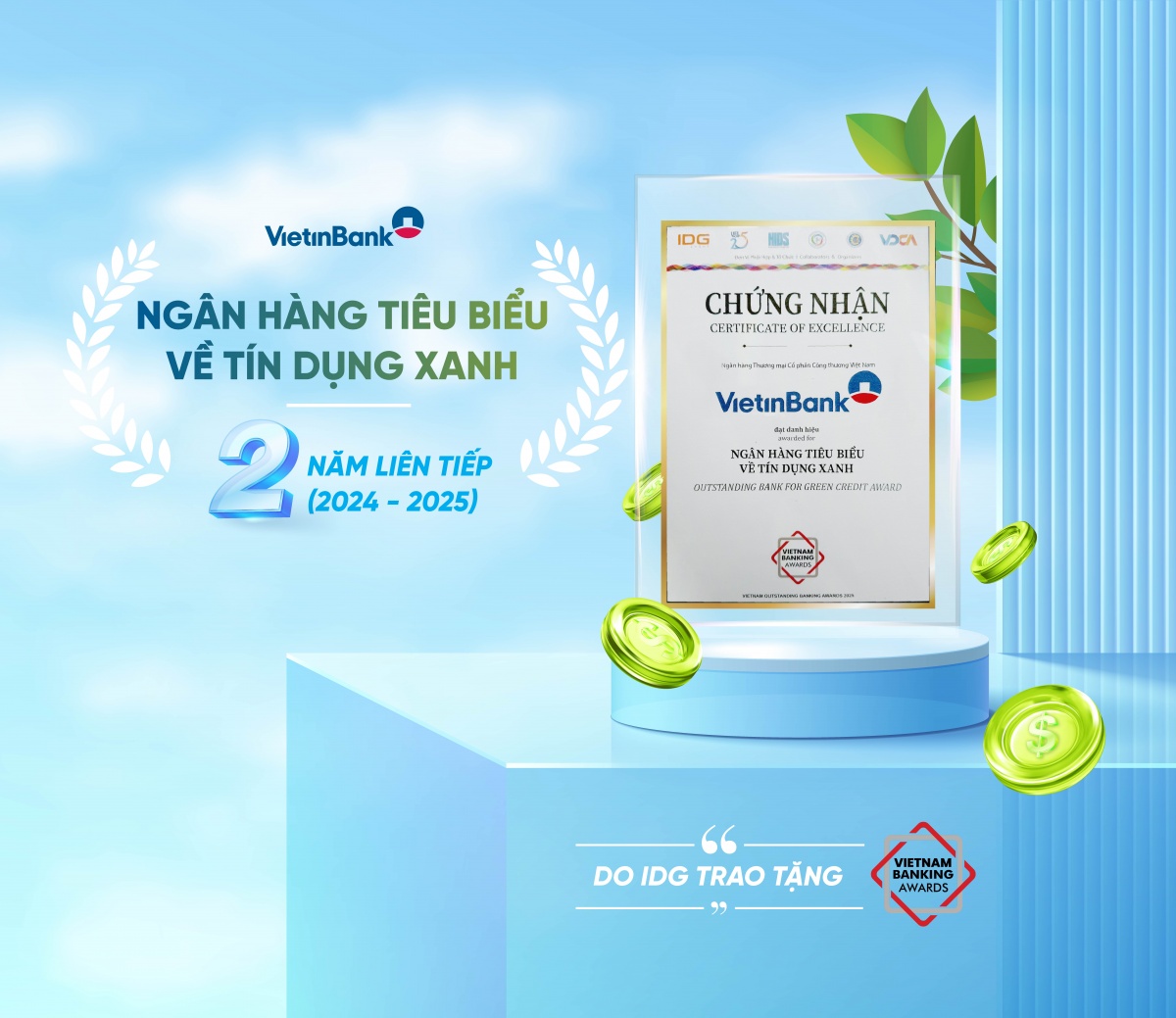 Đây là năm thứ hai liên tiếp Ngân hàng được vinh danh giải thưởng uy tín này.