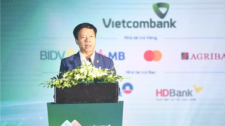 Tổng Giám đốc NAPAS Nguyễn Quang Minh phát biểu tại sự kiện. Tổng Giám đốc NAPAS Nguyễn Quang Minh phát biểu tại sự kiện.