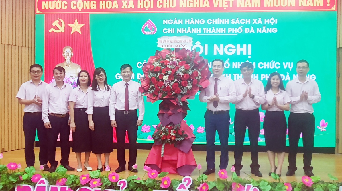Công bố bổ nhiệm ông Đoàn Ngọc Chung làm Giám đốc Ngân hàng Chính sách xã hội chi nhánh TP. Đà Nẵng