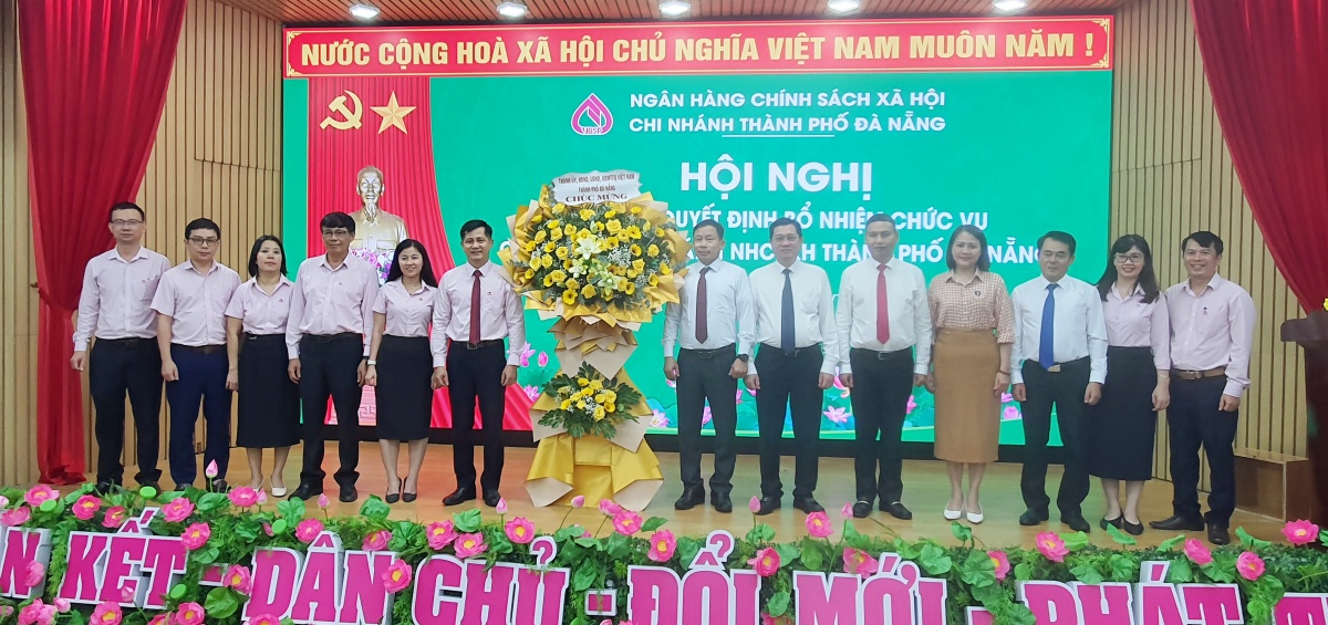 Công bố bổ nhiệm ông Đoàn Ngọc Chung làm Giám đốc Ngân hàng Chính sách xã hội chi nhánh TP. Đà Nẵng