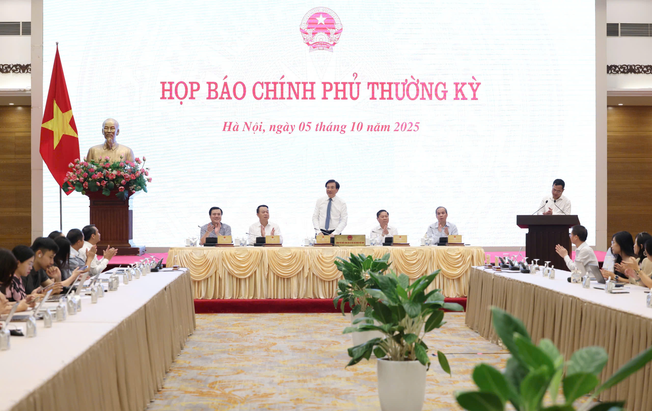 Họp báo Chính phủ thường kỳ tháng 9/2025 Họp báo Chính phủ thường kỳ tháng 9/2025