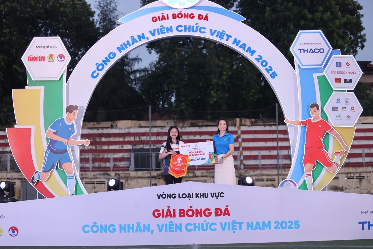 Công đoàn Ngân hàng Việt Nam giành ngôi Á quân vòng loại Giải bóng đá công nhân, viên chức Việt Nam 2025