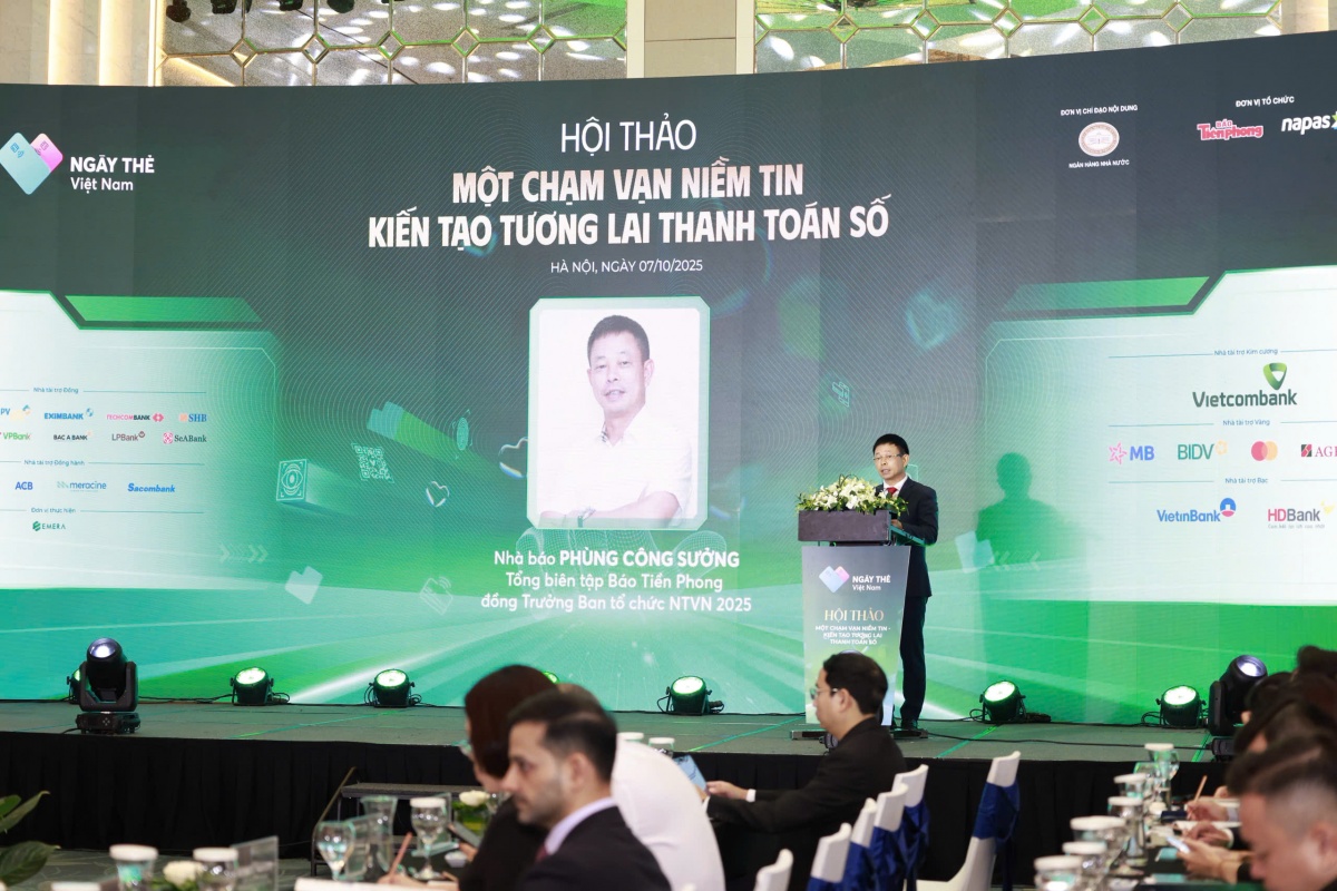 “Một chạm vạn niềm tin - Kiến tạo tương lai thanh toán số” “Một chạm vạn niềm tin - Kiến tạo tương lai thanh toán số”