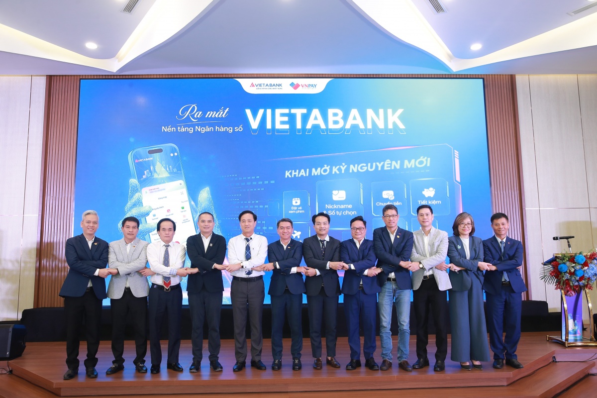 Sự kiện ra mắt nền tảng ngân hàng số VIETABANK đánh dấu bước chuyển mới trong công nghệ của thương hiệu