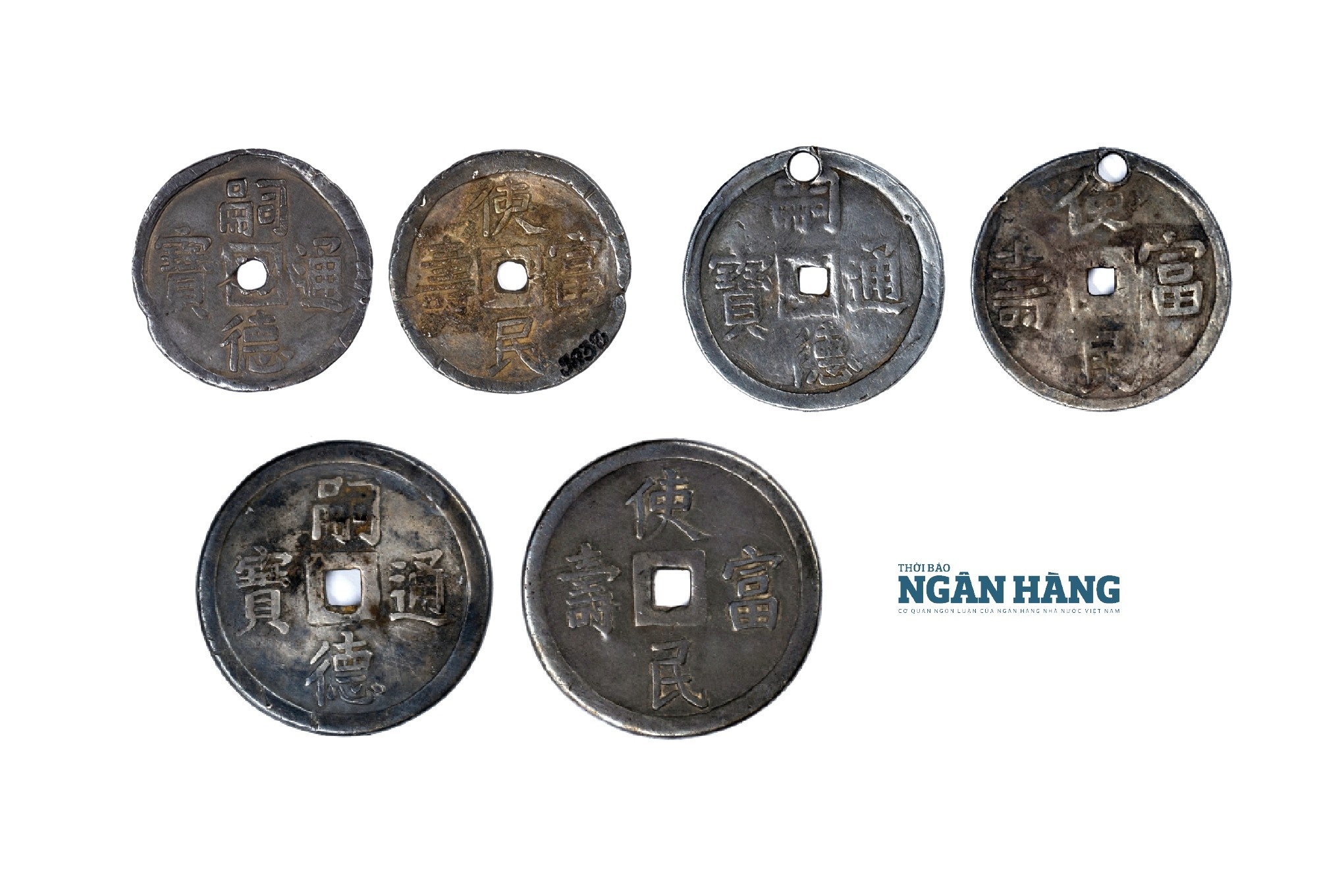 Tiền đời vua Nguyễn Dực Tông (1848 - 1883) Kỳ III - Tiền bằng bạc