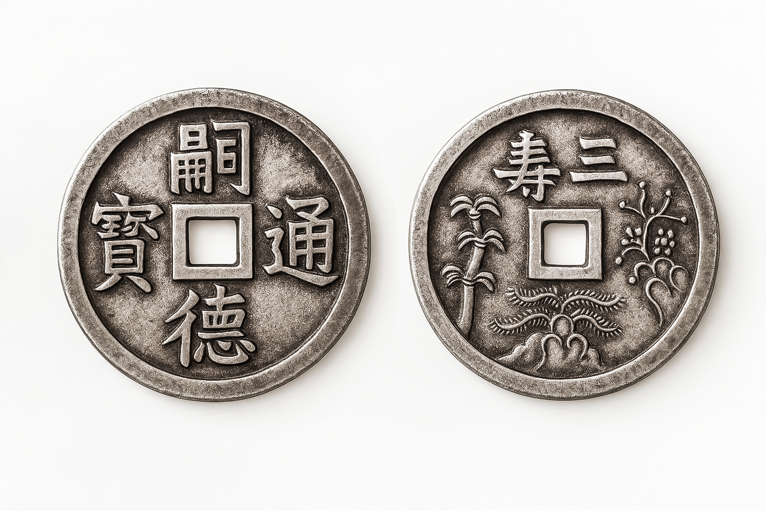 Tiền đời vua Nguyễn Dực Tông (1848 - 1883) Kỳ III - Tiền bằng bạc